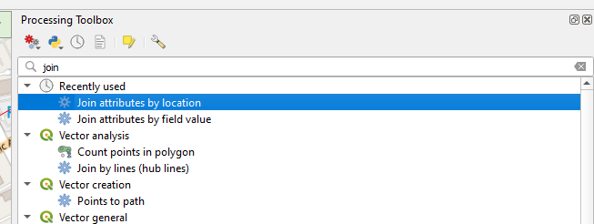 Join Attributes by Location