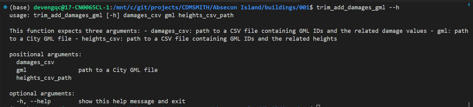 Add consequence data inside the CityGML file