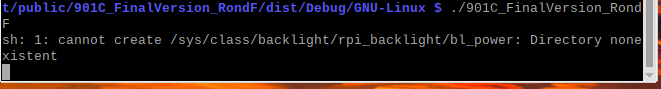 display backlight error