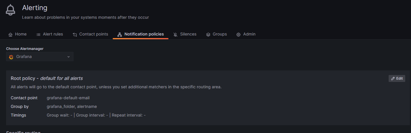 notification policies