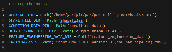 input files