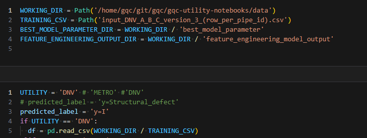 input, output, config