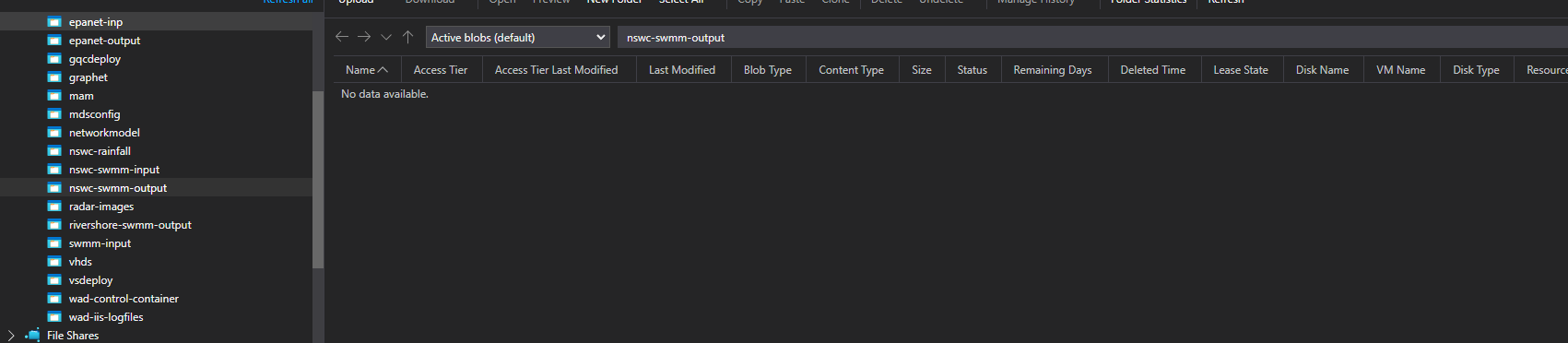 nswc swmm output