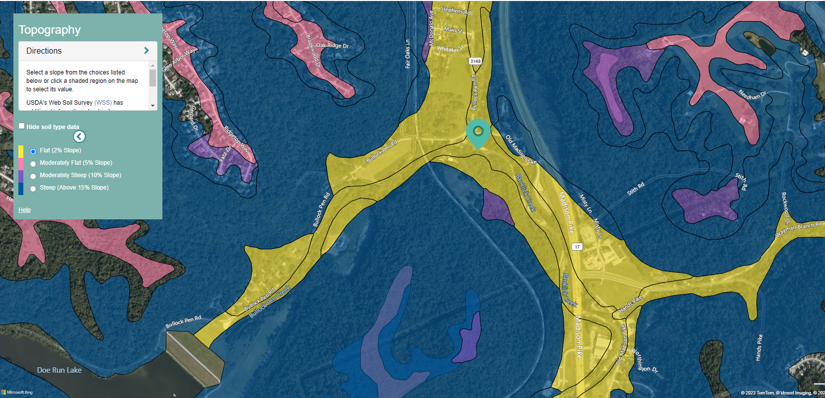 Topography Map