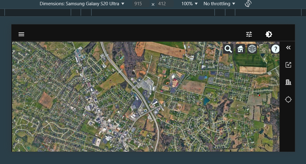 3D map horizontal with OK responsive design