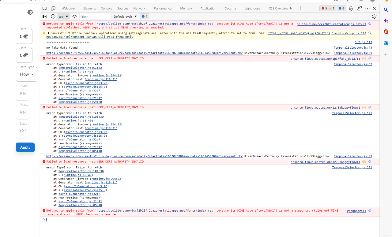 Invalid Certificate
