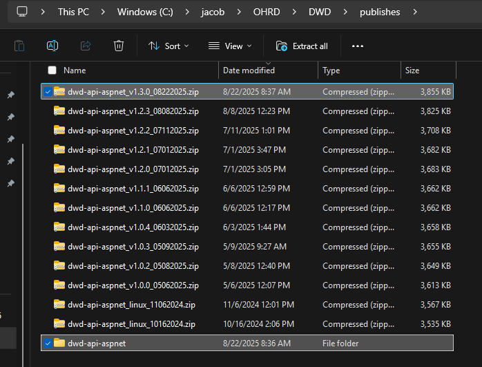 Jake's publish directory