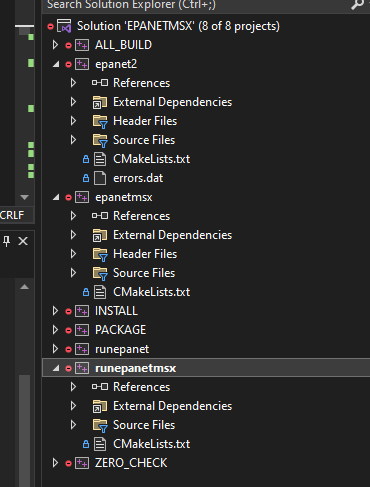MSX project in Visual Studio Files