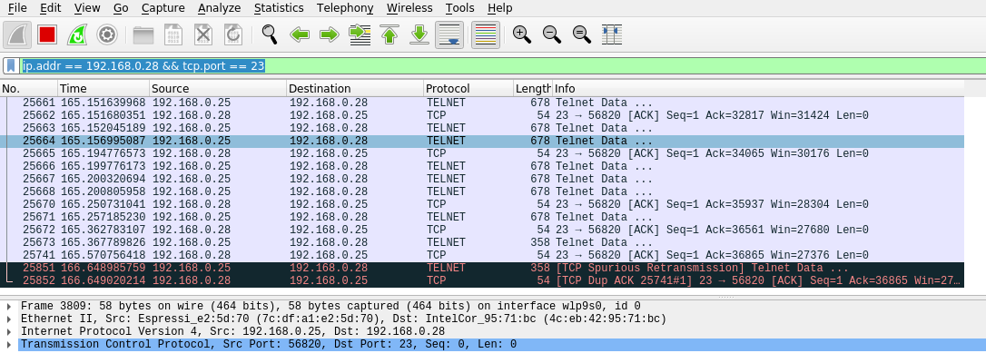 wireshark filter